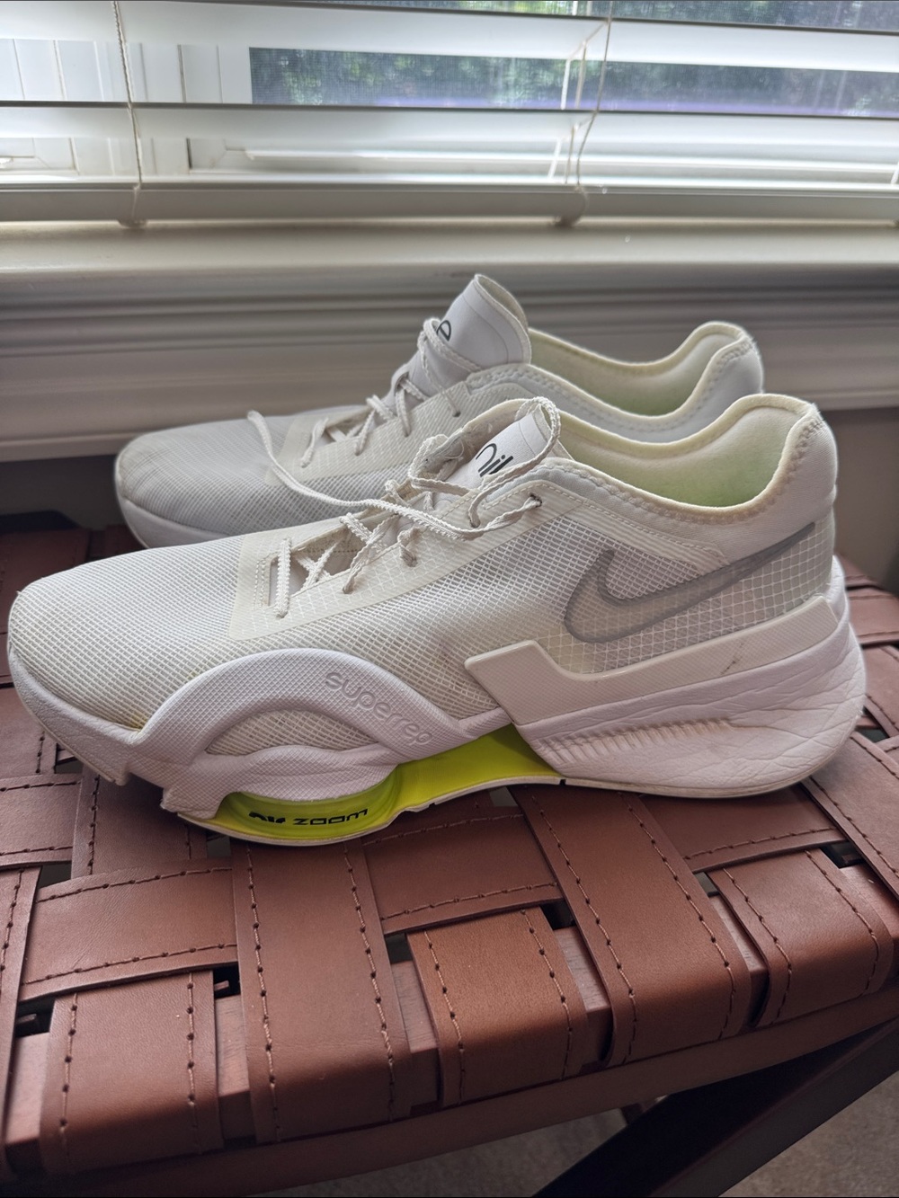 Nike Super rep White/Volt Training Sneakers 11